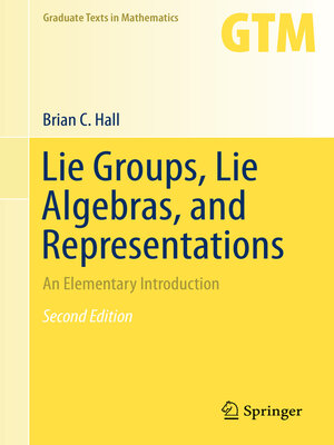 cover image of Lie Groups, Lie Algebras, and Representations